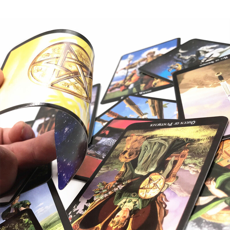 Baraja de cartas de Tarot juego de mesa de cartas de Tarot PARA principiantes y expertos juego de cartas de predicción del destino para principiantes y expertos