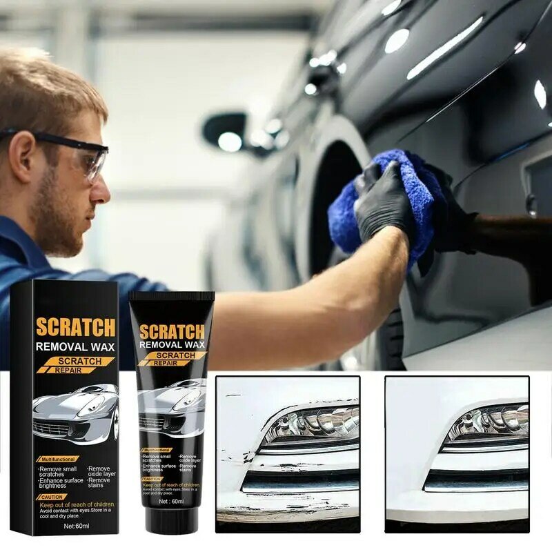 Car Scratch Eraser Rubbing Compound Fast Easy Safe Multifunctional Ultimate 60ml Scratch Remover For Vehicles Auto Polish