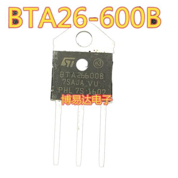 20PCS/LOT / BTA26-600B TO-3P 26A/600V BTA26600B  New Original Stock