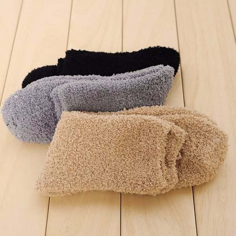 Calcetines de cachemira pura para hombre y mujer, medias mullidas y cálidas para dormir en el suelo, muy cómodas, gran oferta, 2023