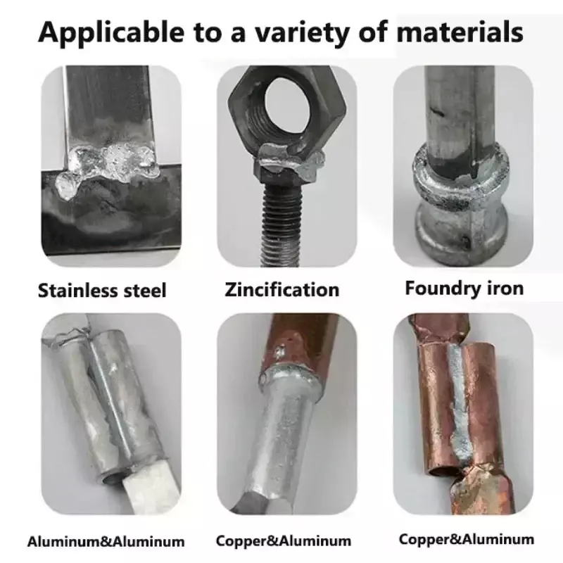3/30Pcs bacchette di alluminio per saldatura a bassa temperatura acciaio inossidabile universale rame ferro saldatura facile Melt Rods kit di agenti di riparazione