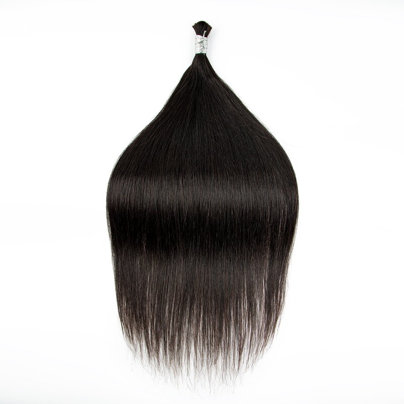 Прямые объемные человеческие волосы, плетеные волосы, 28 дюймов, 1 пучок, 50 г, бразильские натуральные волосы для наращивания человеческих волос, без уточка, натуральные волосы