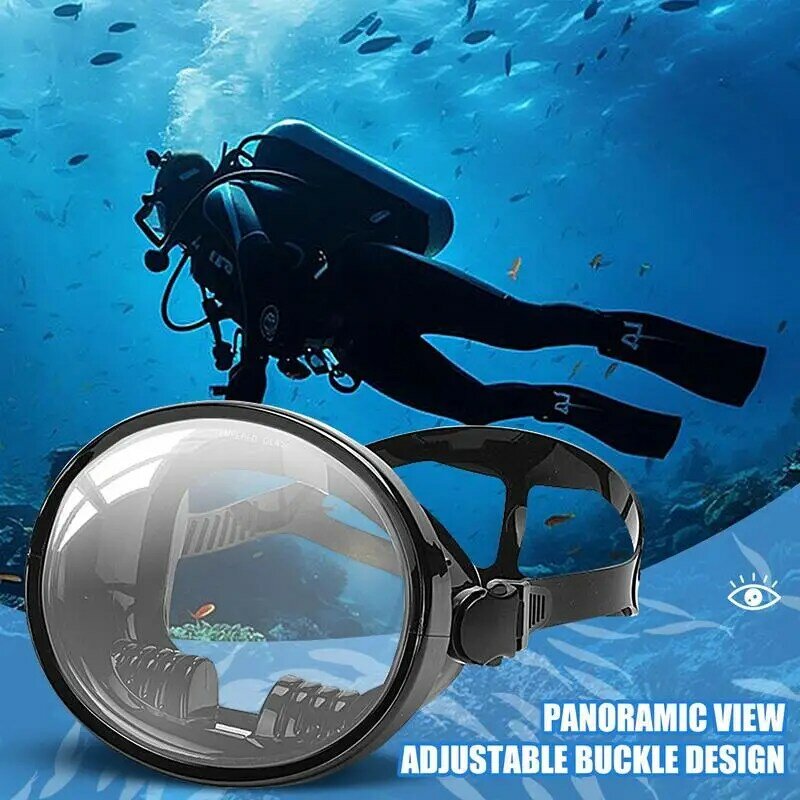 Снаряжение для подводного плавания, маска для подводного плавания для взрослых, очки для плавания, универсальные подходящие очки для плавания с четким видением для подводного плавания