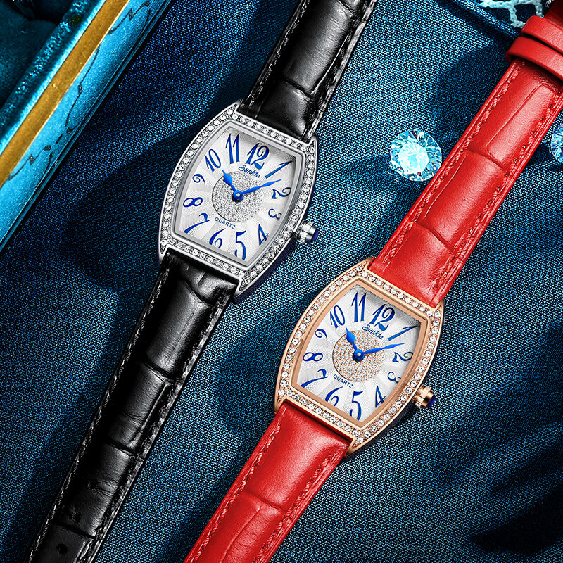 Lige marca moda feminina pulseira relógio casual couro à prova dwristwatch água relógio de pulso senhoras vestido quartzo relógios relogio feminino 2022