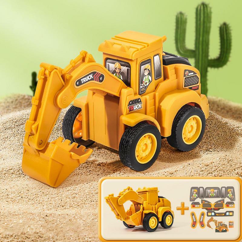 Modèle de voiture Bulldozer EbDiecast pour enfants, véhicules d'ingénierie, jouets de véhicule, mini voiture, décoration d'intérieur, cadeau