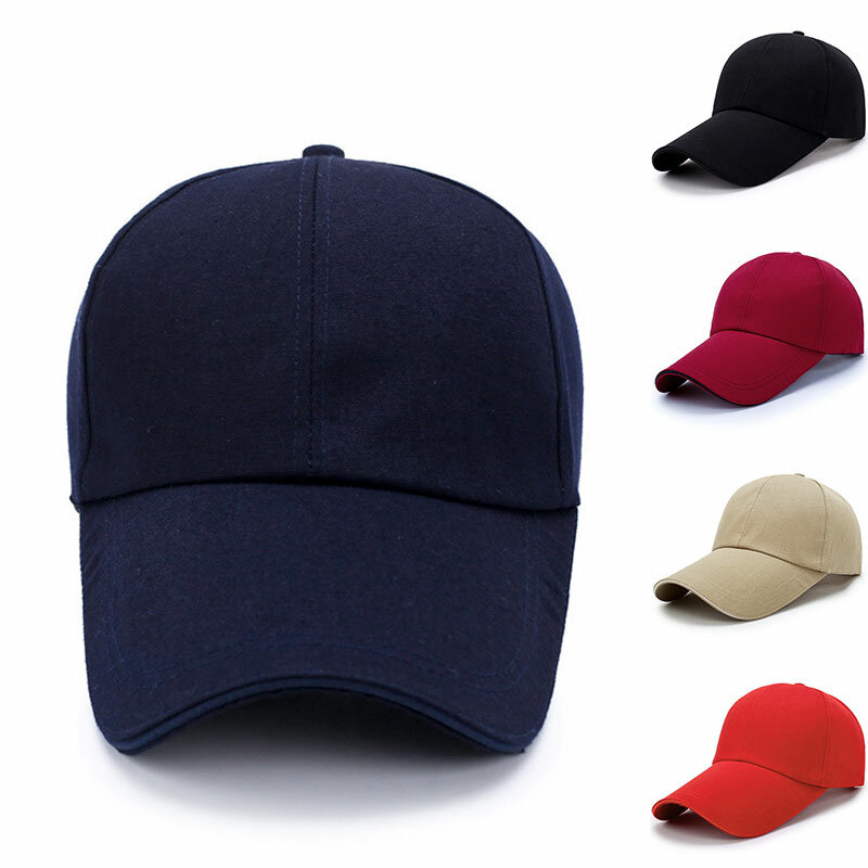 2024 modna czapka z daszkiem z długim rondem dla mężczyzn outdoorowa z daszkiem czapka przeciwsłoneczna sportowa do biegania czapki z daszkiem osłona przeciwsłoneczna