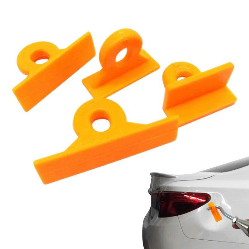 Car Dent Repair Kit 4pcs Glue Pulling Tabs Car Body Dent Removal Tools Auto Reusable Manual Dent Repair Glue Tabs For Car Body