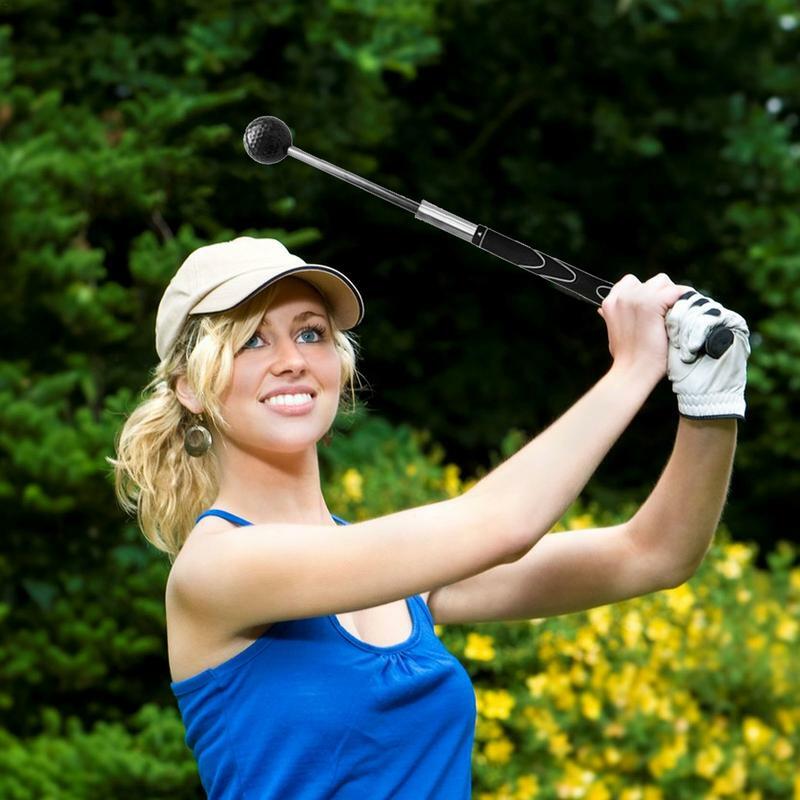 Golf Swing Oefenstick Telescopische Outdoor Hitting Golfclub Compacte Golftrainer Sportfan Golfuitrusting Voor Woonkamer
