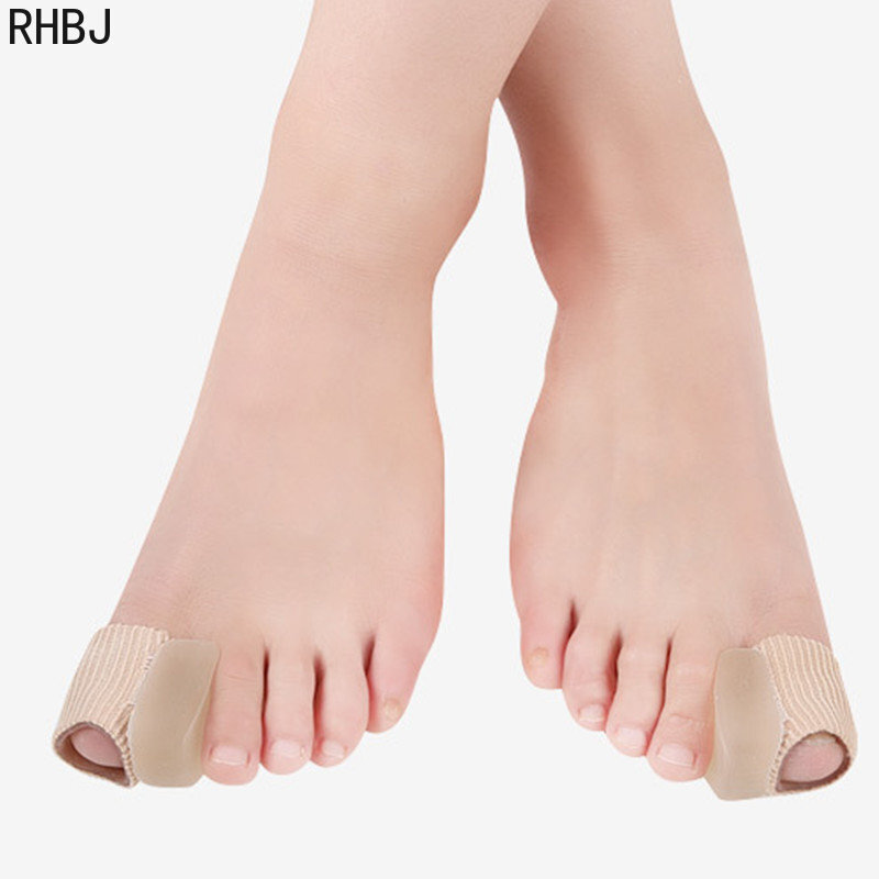 2Pcs ซิลิโคนเจล Thumb Corrector Bunion Toe Hallux Valgus Protector แยกนิ้วมือ Straightener Adjuster Foot Care Tool