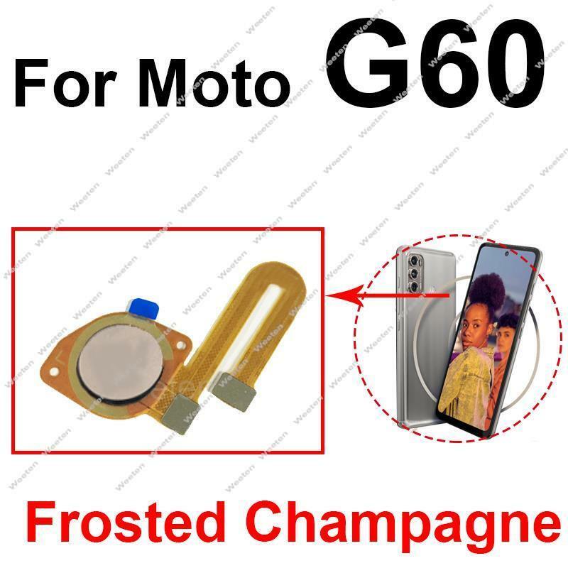 Cable flexible de Sensor de huellas dactilares para Motorola Moto G10 G20 G30 G50 G60 G60s G50 5G, piezas de repuesto de cinta de identificación táctil para el hogar