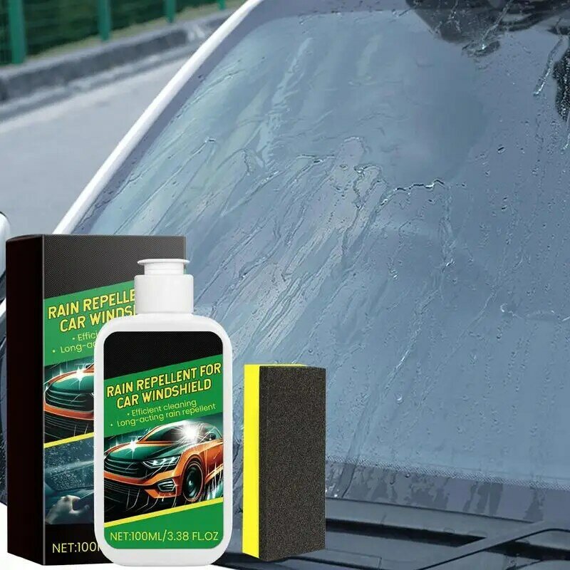 Przednia szyba samochodu środek czyszczący do szyb samochodowych o pojemności 100ml, wielofunkcyjny środek do usuwania Film olejowy bez okno samochodu, do nawigacji na szkle SUV
