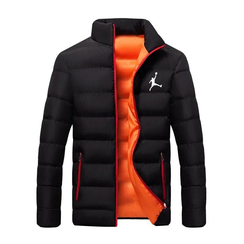 Мужская зимняя модная трендовая баскетбольная куртка 2023, бейсбольная куртка, ветрозащитная мужская куртка на молнии с подкладкой из плюша