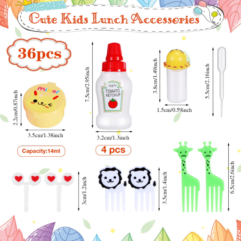 Niedliche Mini Tier Cartoon Essen Picks Kinder Snack Kuchen Dessert Essen Obst Gabeln Silikon Lunchbox Teiler