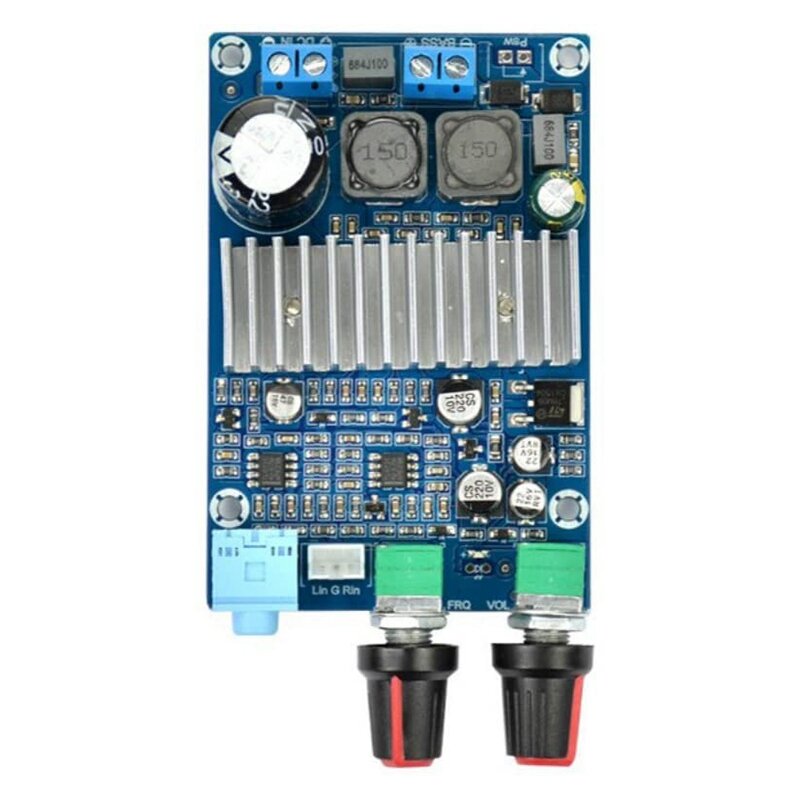 Placa amplificadora de Subwoofer TPA3116, DC12-24V de salida de graves de 100W, amplificadores de potencia pequeños digitales, accesorios de Audio y vídeo
