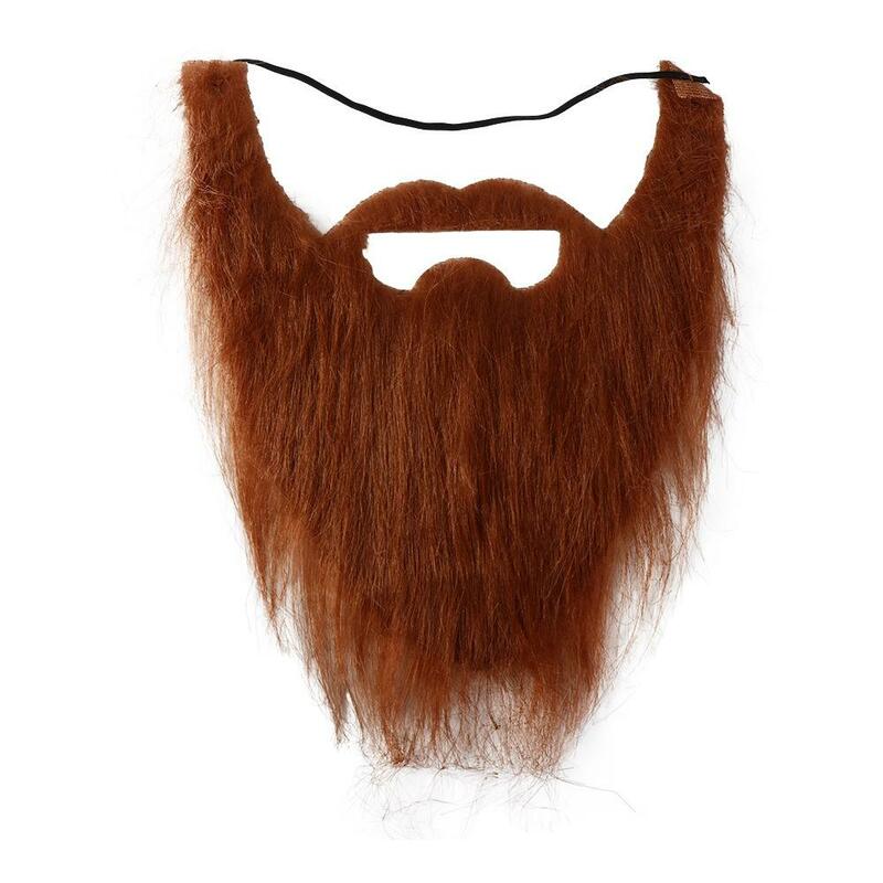 Искусственная борода, Реалистичная поддельная борода, большая борода, длинная пушистая поддельная борода, Хэллоуин, поддельные усы, 30 см, искусственная борода, реквизит