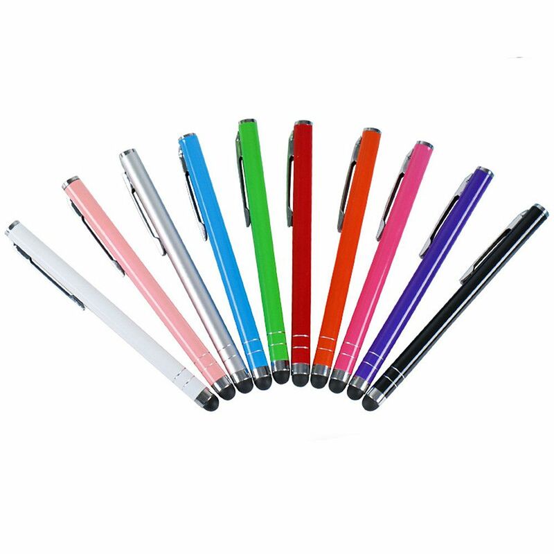 ปากกา10สี Universal แท็บเล็ต Stylus Touch Screen ปากกาโลหะแบบ Capacitive ปากกาสำหรับ IPhone IPad โทรศัพท์มือถือ PC