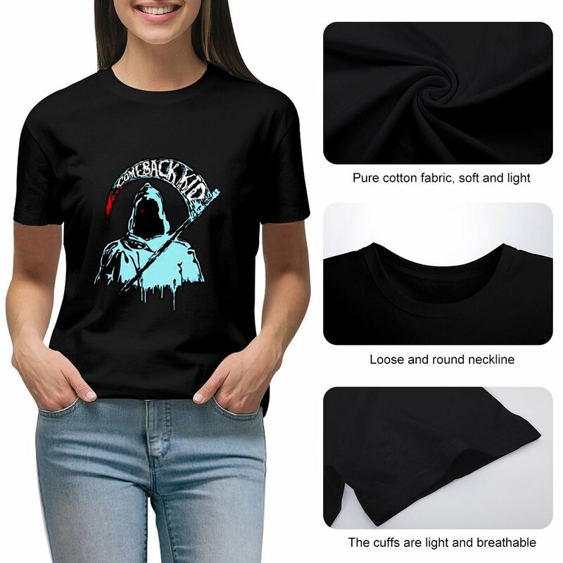 Beste Logo Door Comeback Kid Band T-Shirt Plus Size Tops Vrouwelijke Kleding Kleding Voor Vrouw