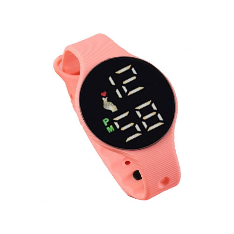 전자 시계, 야광 수영 방수 라운드 다이얼, 어린이 스포츠 LED 디지털 손목 시계, 학생용