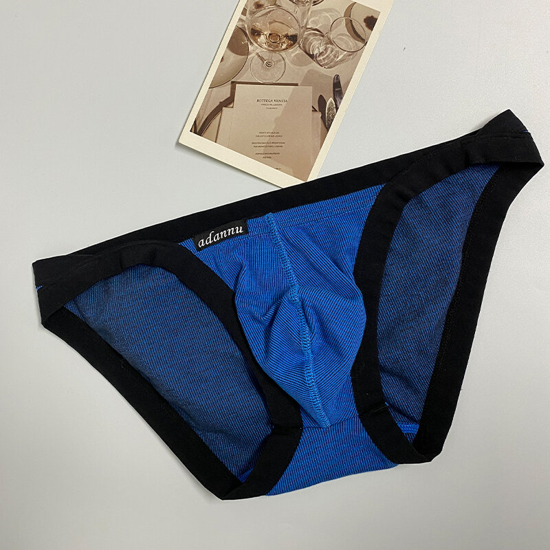 Mens Briefs Underwear Sexy Men Panties Cotton U Convex Comfortable Man Underpants Cueca Slip Male Jockstrap Gay Thongs Lingerie