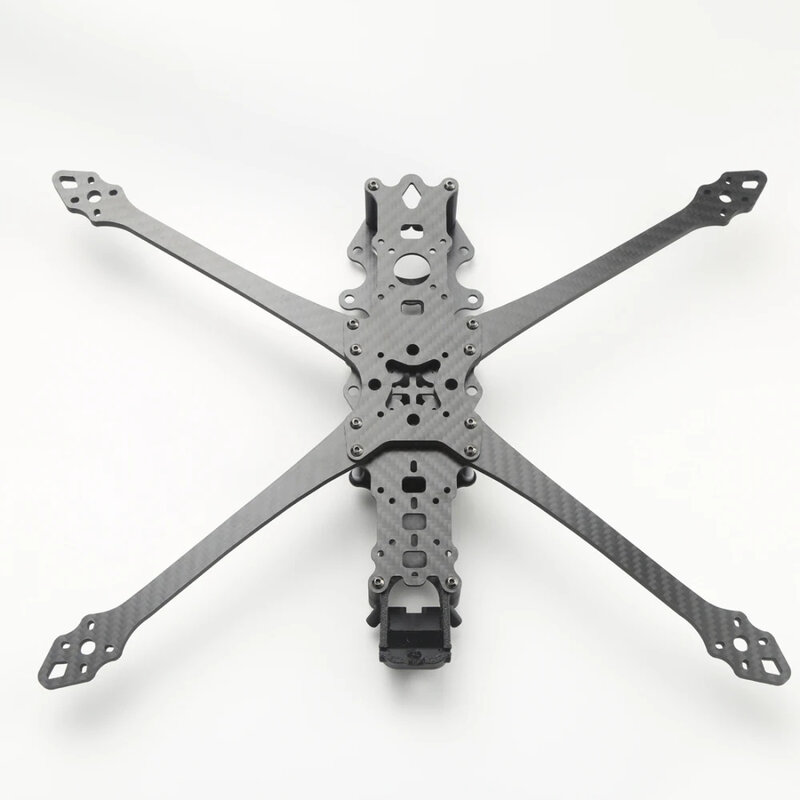 Abelhas venenosas FPV Carbon Fiber Freestyle Frame Kit, Distância entre eixos 375mm Braço 5.0mm, Adequado para Long Range Drone, 7 ", 8", 375mm