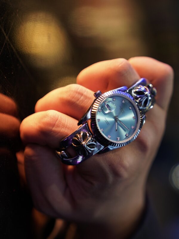 Abnormal ität original mechanische Uhr y2k Modetrend Marke Armband hochwertige ins Nische Quarzuhr wasserdicht