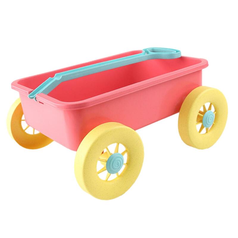 Pretend Play Wagon Toy for Children, Brinquedo Indoor e Outdoor, Carrinho de areia para jardinagem, praia e beira-mar, Verão