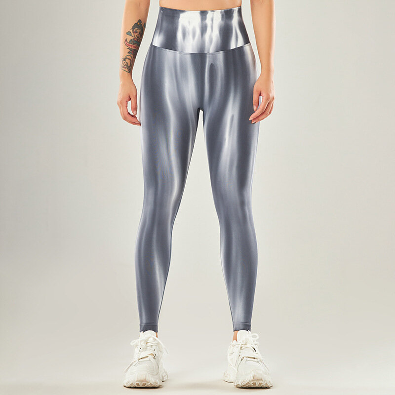 Nouveau style! Aurora-Pantalon de yoga sans couture pour femme, pantalon de course et de fitness, onze hanches, lifting, tiXI, taille haute, extensible