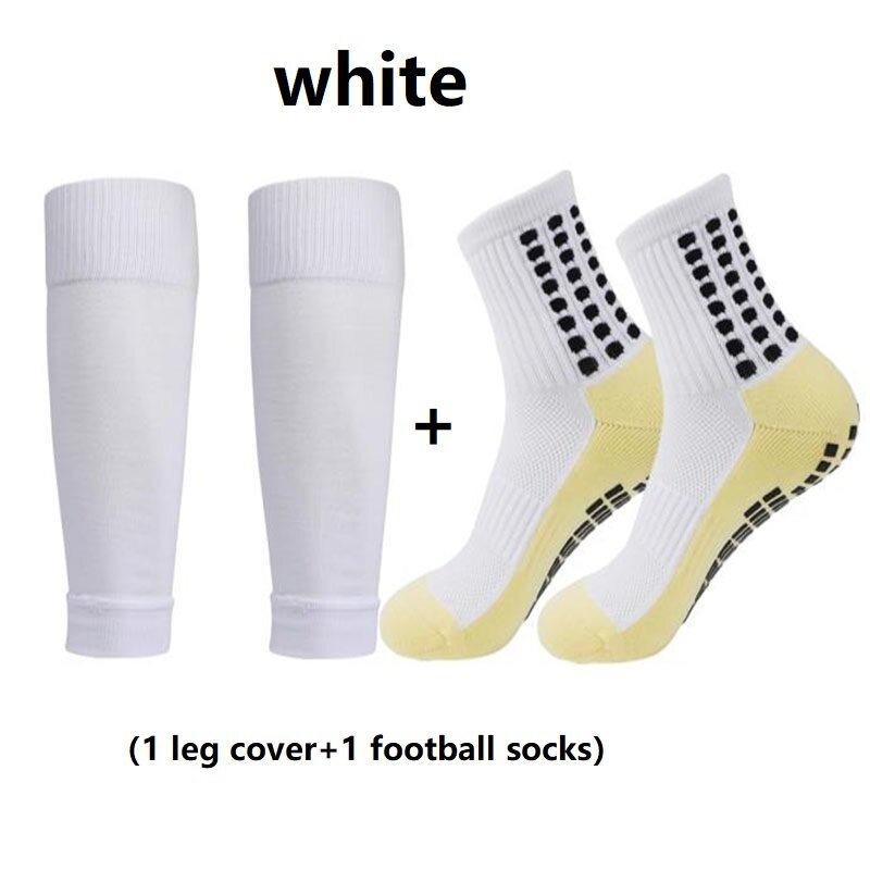 1 Set di attrezzature protettive per esterni da donna di alta qualità da uomo coprigambe da calcio antiscivolo calzini sportivi da basket da Tennis da calcio