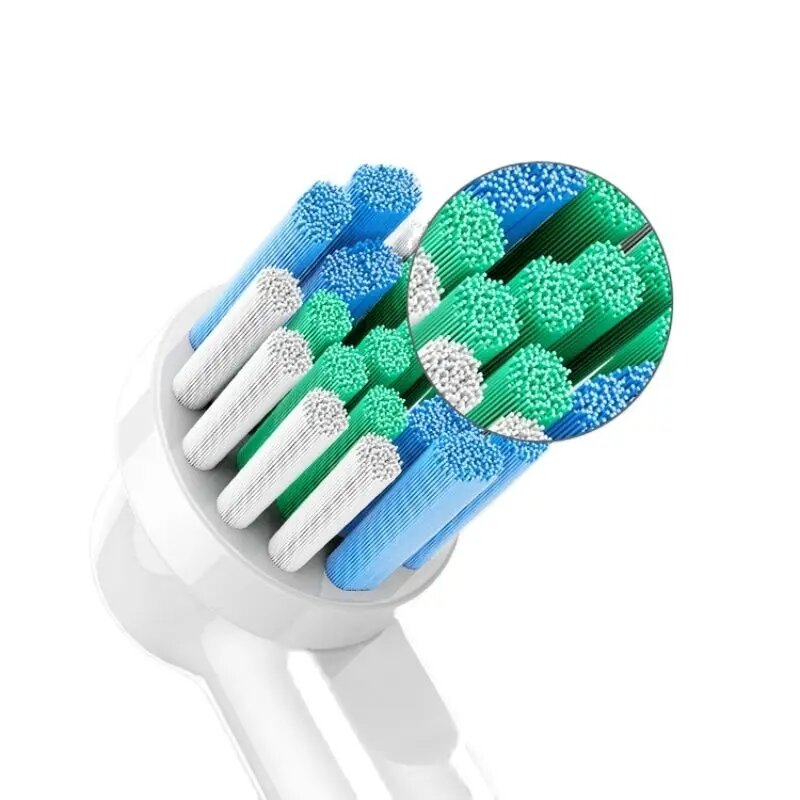 Kepala sikat gigi elektrik untuk Oral B, sikat gigi pengganti sikat gigi Hvgiene kepala sikat bersih 4/8 buah