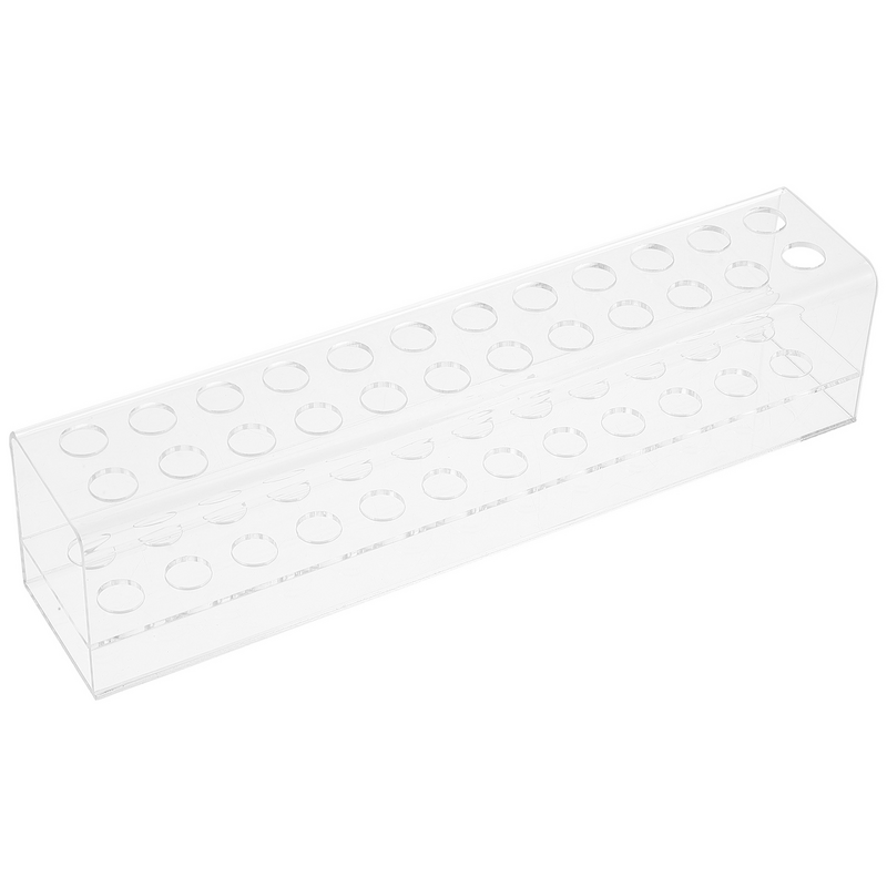Transparente Kommode kleine Eitelkeit Schreibtisch Rack Kosmetik Pinsel Lagerung für Schreibwaren stehen Nagel bürste