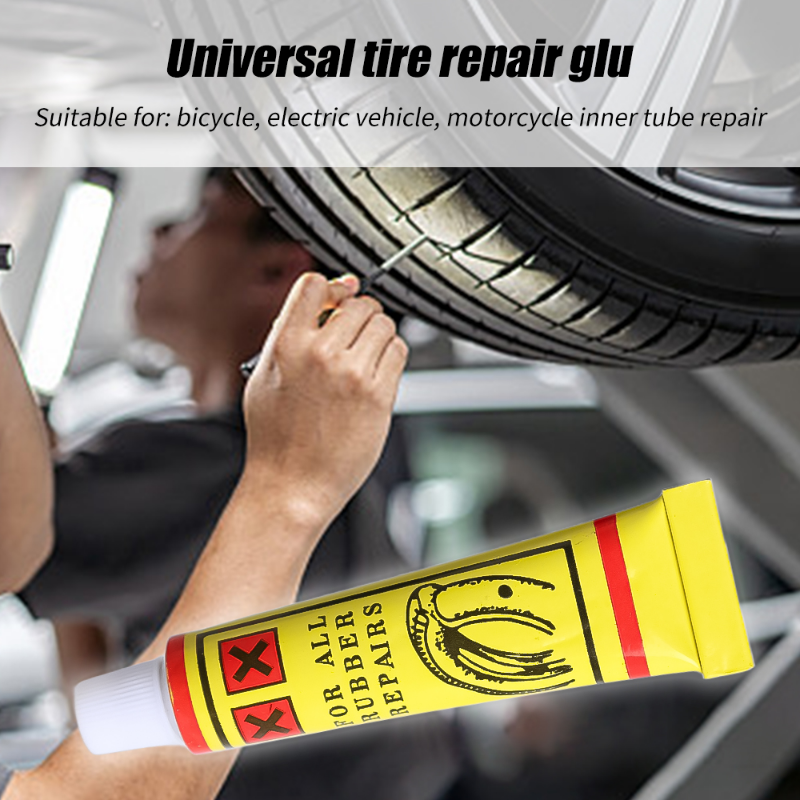 6ml Car Tire Repairing Glue Tyre Inner Tube Puncture Repair Tools Motorcycle Bike Universal Portable Strong Repairing Glues