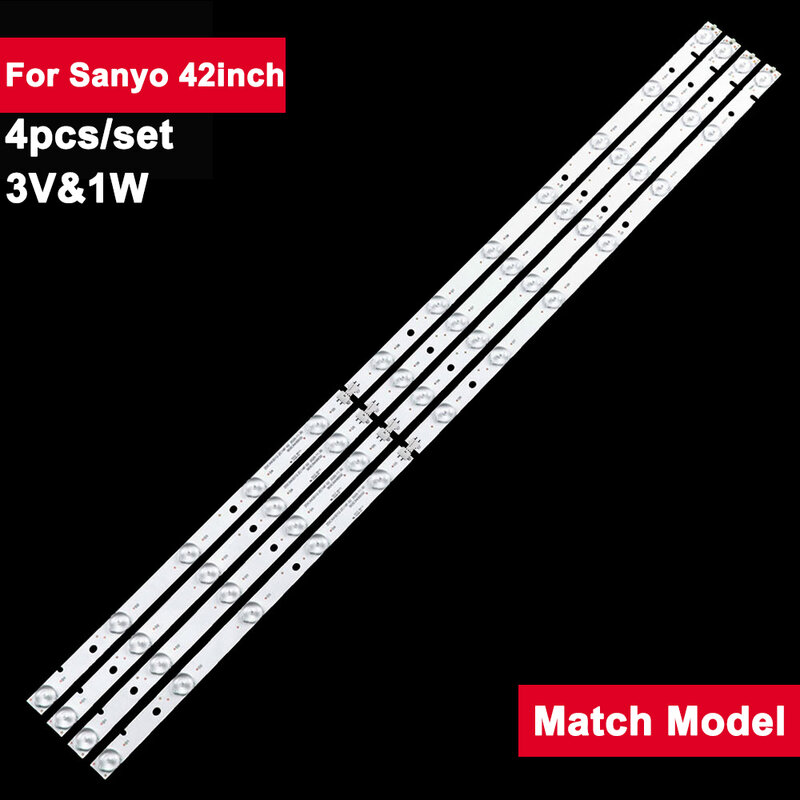 825Mm 3V Led Backlight Strips Voor Sanuyo 42Inch RF-AD420E32-1201S-03 SLED4219 4 Stks/set Tv Backlight LE-4219 LE-4229- 4 Dt0-42190