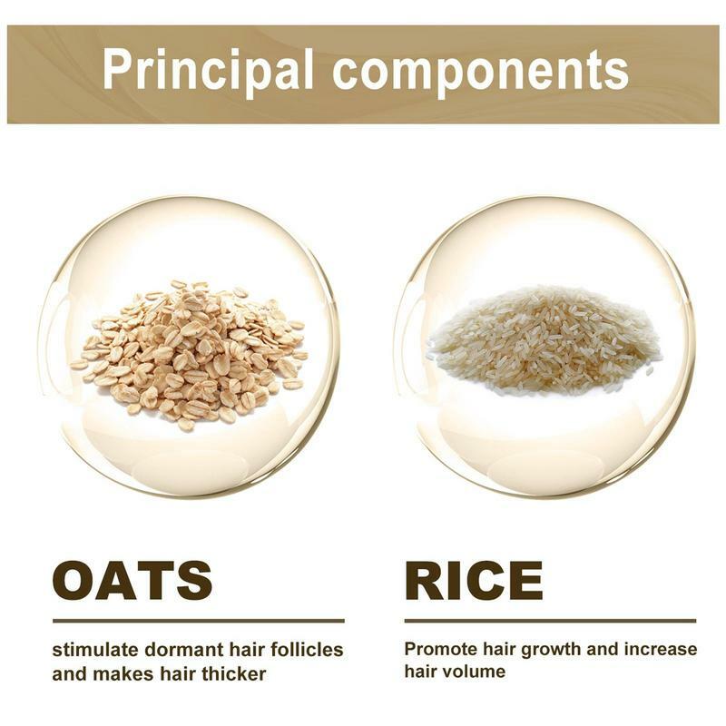 Oat beras sampo sabun Bar untuk pertumbuhan rambut 60g buatan tangan organik Anti rambut jatuh sampo beras tongkat untuk kulit kepala KERING & rambut rusak