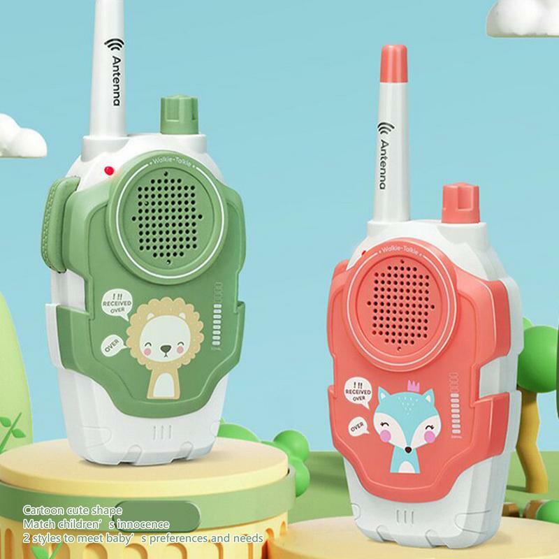 Kids Walkie Talkies Long Range Wireless Child Walky Talky 2pcs Mini Outdoor Interphone Toy Handheld Two-Way Radio Toy For Kids