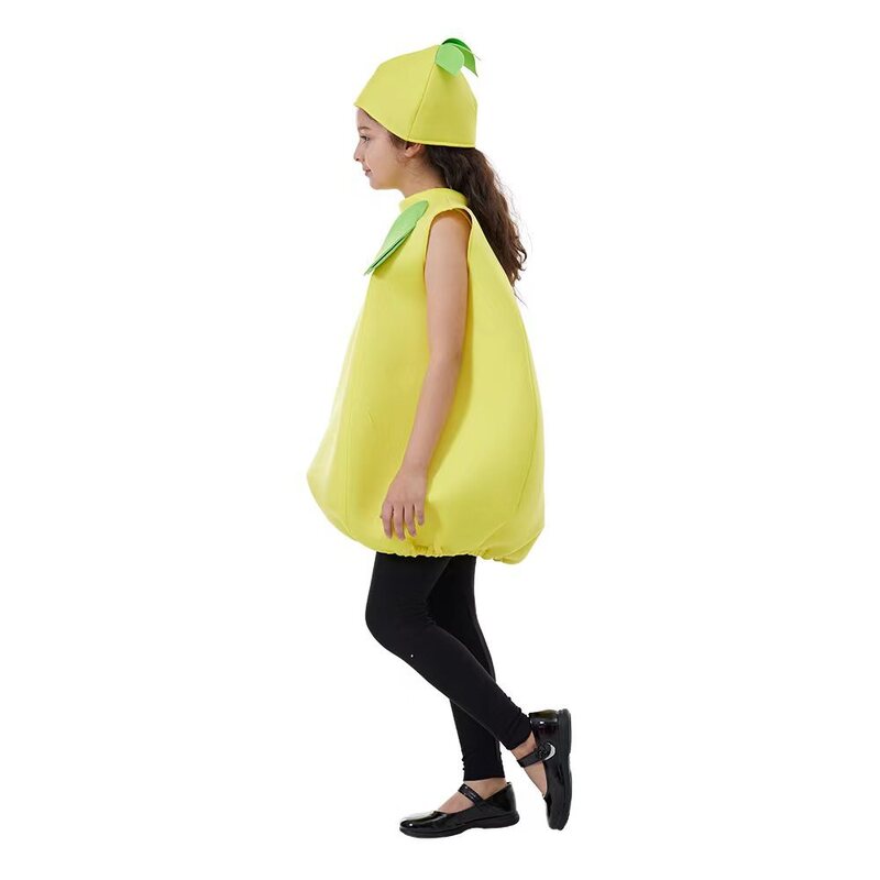 Spot nowy halloweenowy cytrynowy ubiór na przedstawienie owocowy dla dzieci ubiór na przedstawienie impreza szkolna z okazji Dnia Dziecka