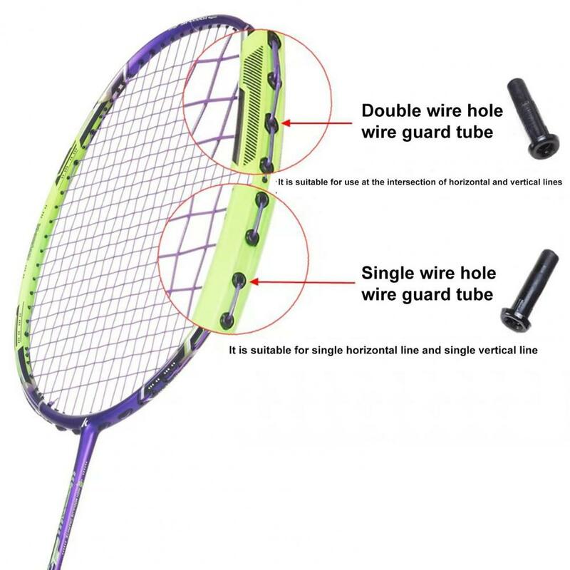 Accesorios para raqueta de bádminton, tubos de ensartado de alta resistencia, marco ligero para raquetas de bádminton, 100 piezas