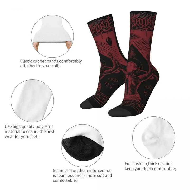 Unisex Band Lorna Shore Immortel Death Metal Socken super weiche Casual Socken Neuheit Merch Mittel rohr Socken beste Geschenk idee