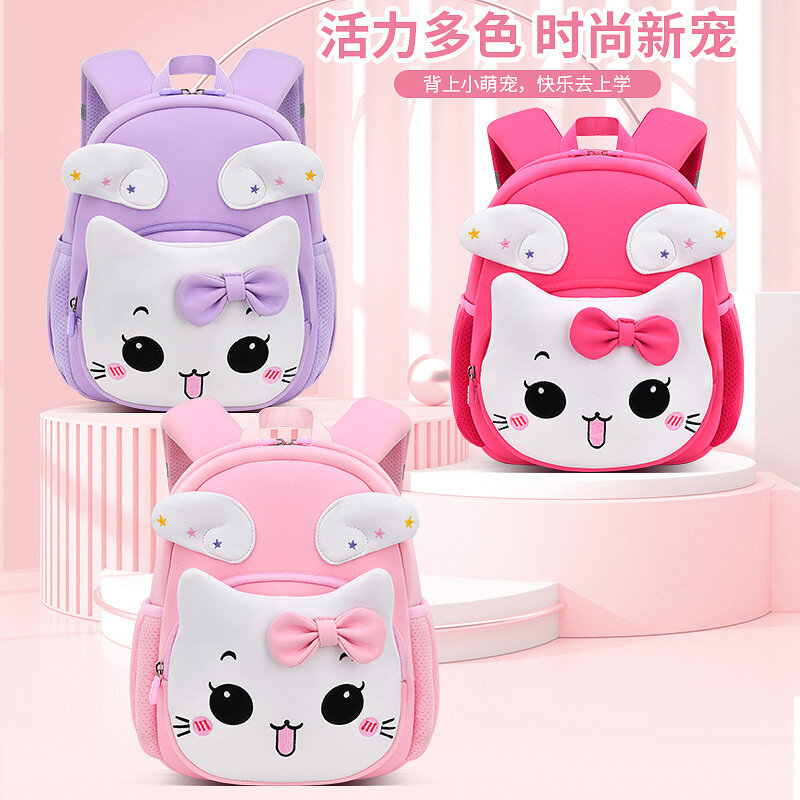 New diving material bag cartoon cute children's small bag kindergarten lost bags free shipping Mainland China