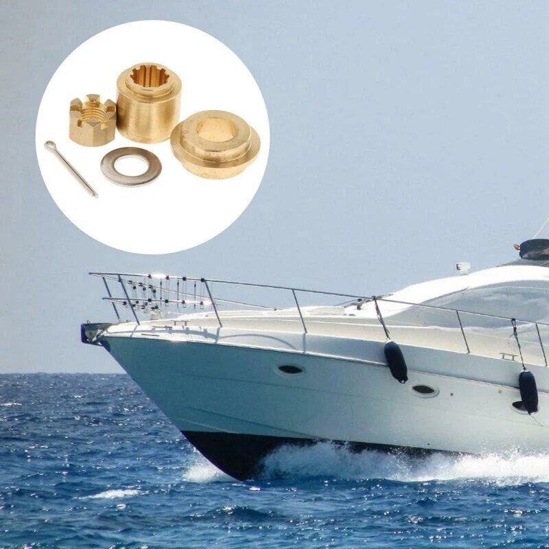 Marine Propeller Mounting Washer Propeller Nut Mounting Kit For Yamaha Outboard 20Hp 25Hp 30H