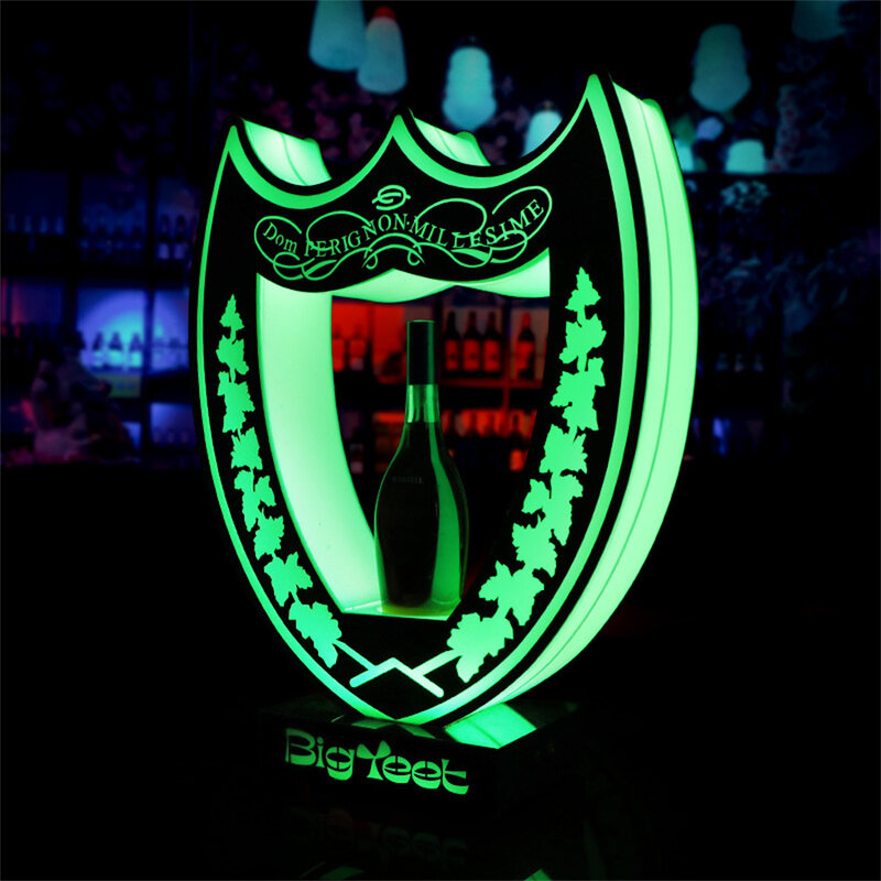 Apresentador Thrisdar Dom Shield, garrafa LED acrílica, Gorifier Display para boate, Lounge Bar, Dom P