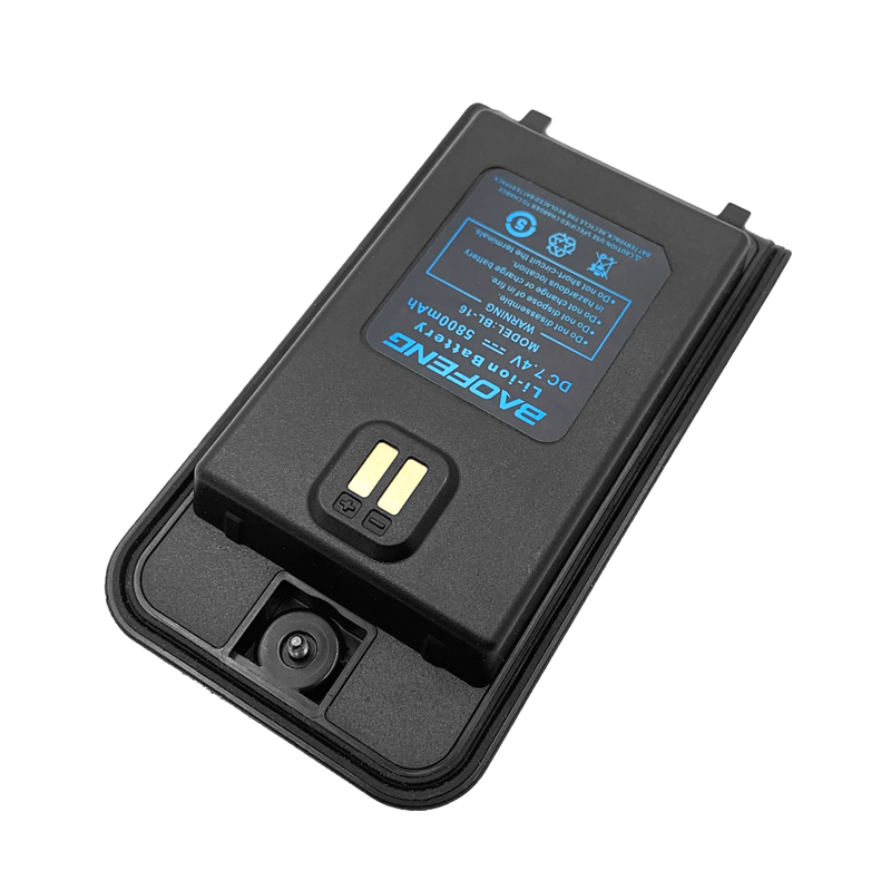 Baofeng UV-16 walkie talkie batterie dc 7,4 v hohe kapazität batterie BL-16 kompatibel mit uv16 UV-16Plus UV-16Pro UV-16S UV-16Max