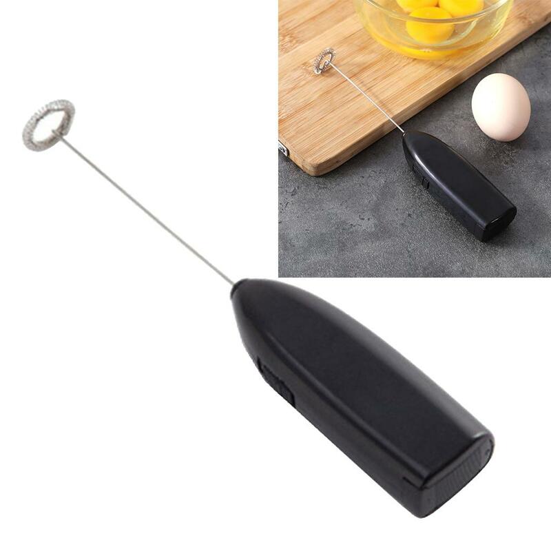 2xHandheld Stainless Steel Electric Egg Beater Milk Mixer Kitchen Tools Black