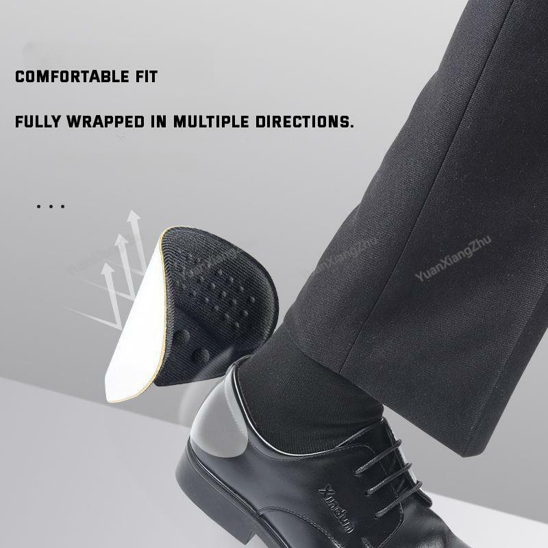 Protetores antiderrapantes para sapatos masculinos, pés antidesgaste, almofadas para sapatos, salto alto, ajuste de tamanho, acessórios, 1 par