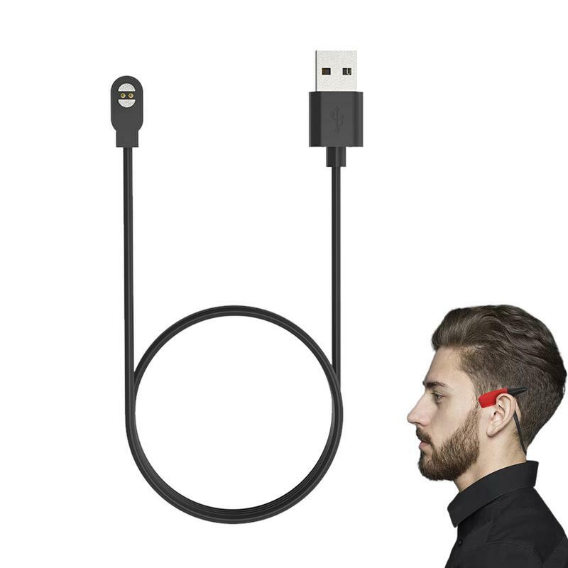Bone Conduction Headphone Charging Adapter Magnetic Charging Adapter For Wireless Open-Ear Sports Headphones 100cm Replacement