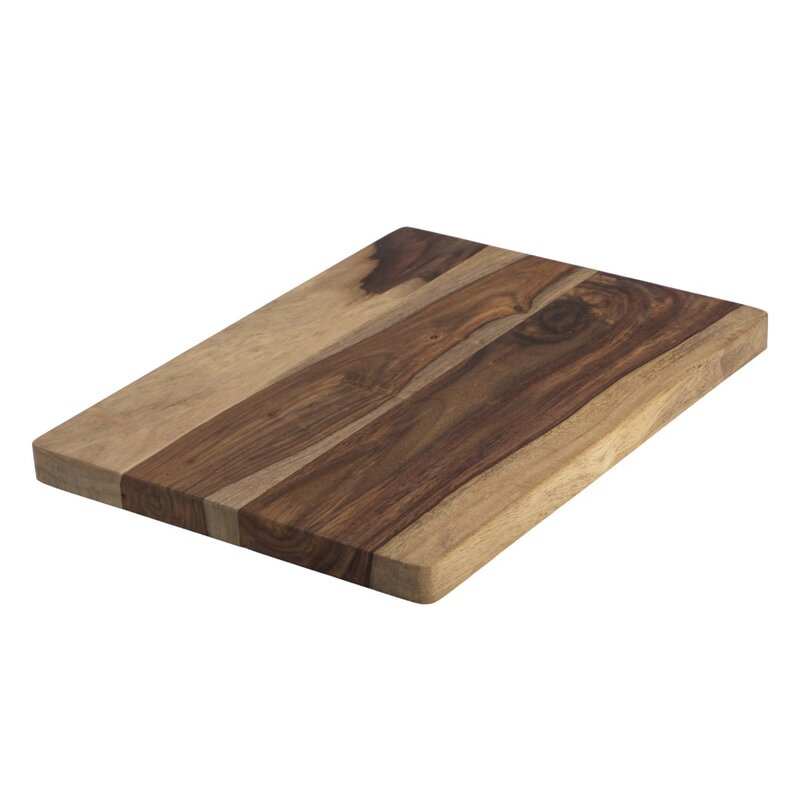Planche à découper en bois de sesham de 12 po x 16 po
