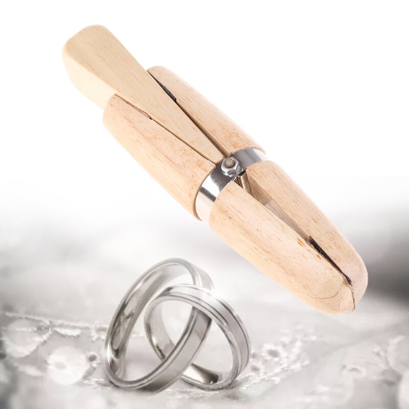 Abrazadera anillo para joyeros, mandíbulas madera, herramienta mano, ajuste piedra, herramienta reparación