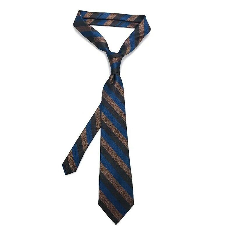 ربطة عنق جاكار للرجال ، 8 منسوجة ، 8 ، مخطط ، بني ، رسمي ، كلاسيكي ، عمل ، فاخر ، عريس ، زفاف ، حفلة