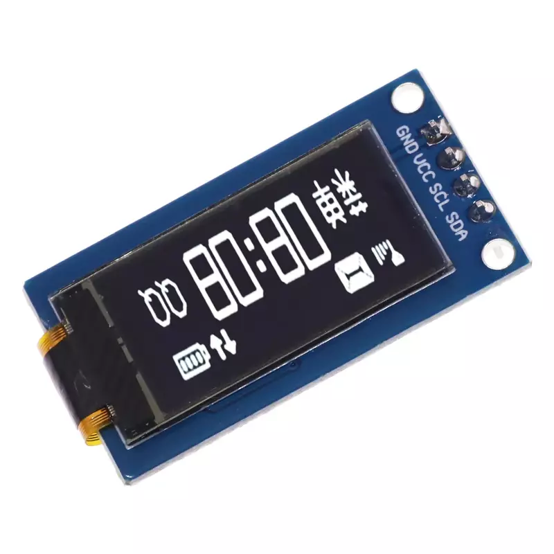 DIXSG 0.96 calowy wyświetlacz OLED 4PIN 64 × 128 moduł LCD SSD1107 LCD 0.96 "OLED moduł pionowy ekran dla Arduino