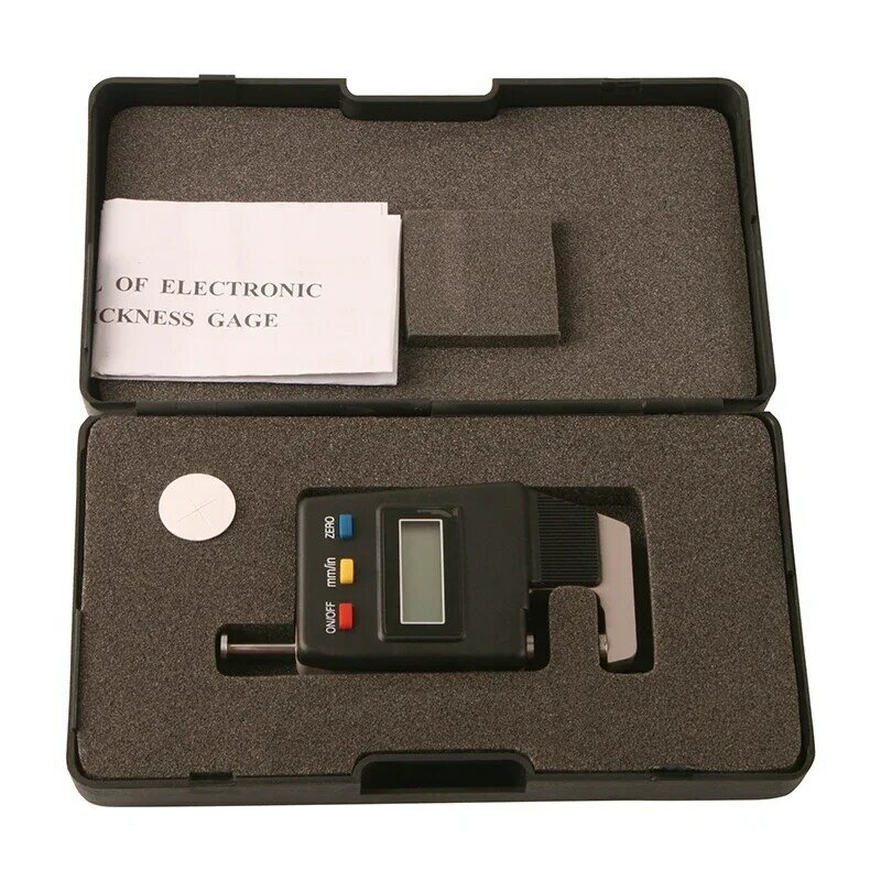 Medidor de espesor Digital Mini para joyería, calibre de Medición de diámetro exterior de cuero de diamante, milimetro, 0-12,7mm