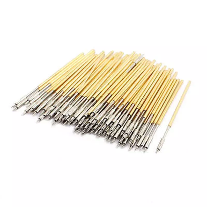 100PCS/pack PL75-M3 Triple Pointed Spring Test Pin Outer Diameter 1.02mm Length 38.35mm Fixture  Fixture ICT Spring Top Pin